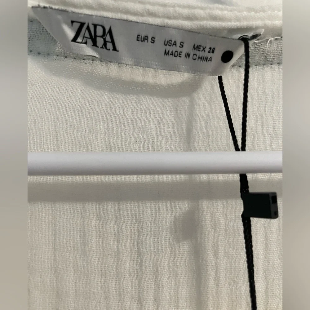 Women| Zara Summer Tunic Dress (White) - Picture 3 of 7